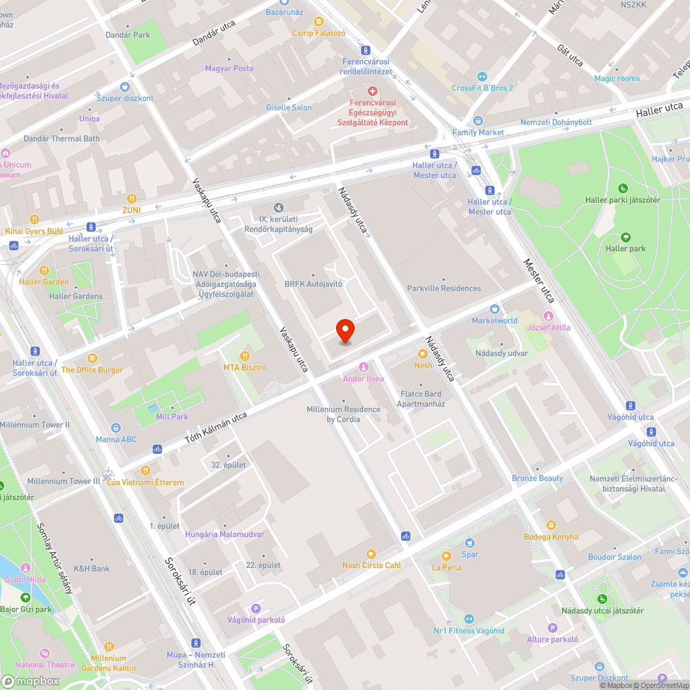 Kiszáradt fa a Tóth Kálmán utcában bejelentés helye