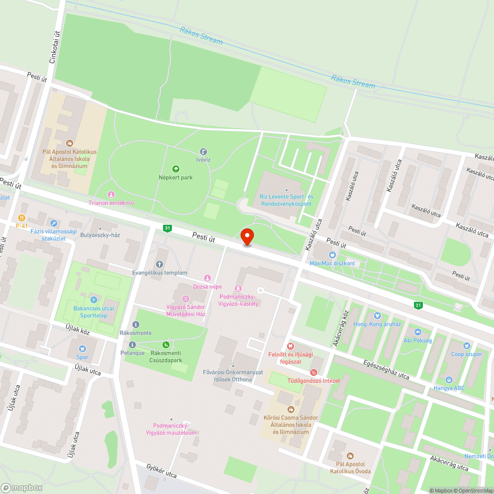 Kerek fedél bejelentés helye