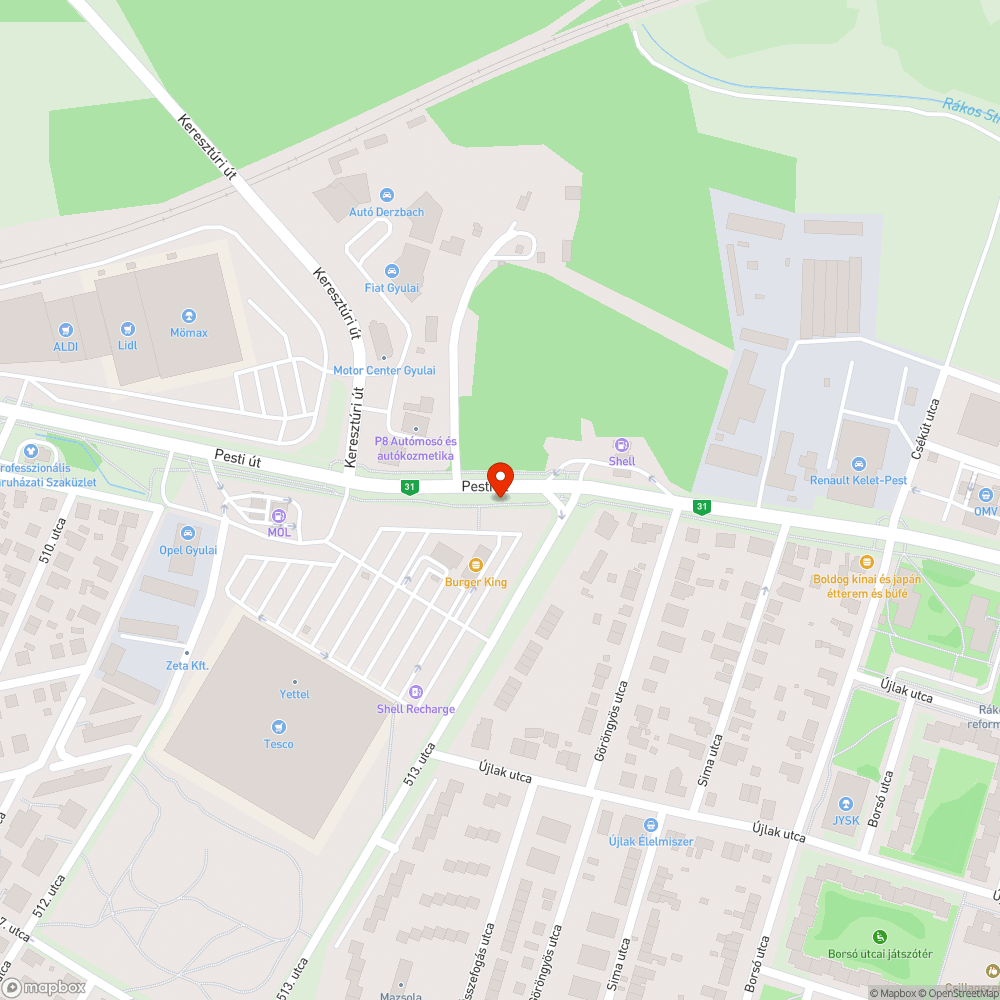 Patkány tanya bejelentés helye