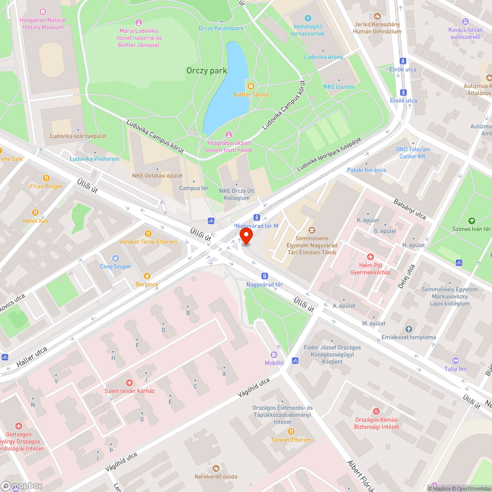 Veszélyes sáv-káosz a Nagyvárad téren bejelentés helye