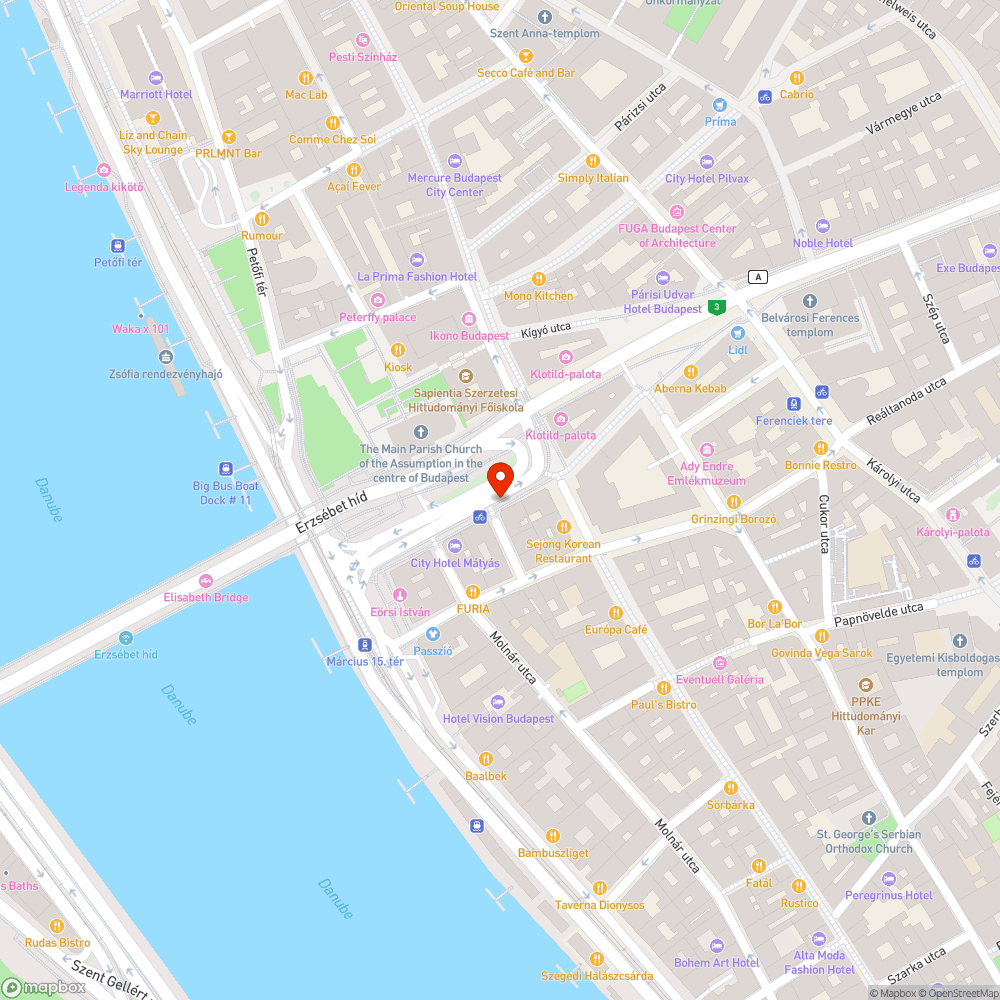 V. Március 15. téri padok festése bejelentés helye