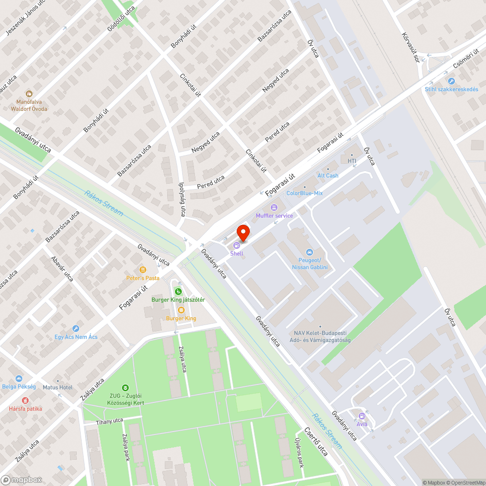 elhagyott jármű bejelentés helye