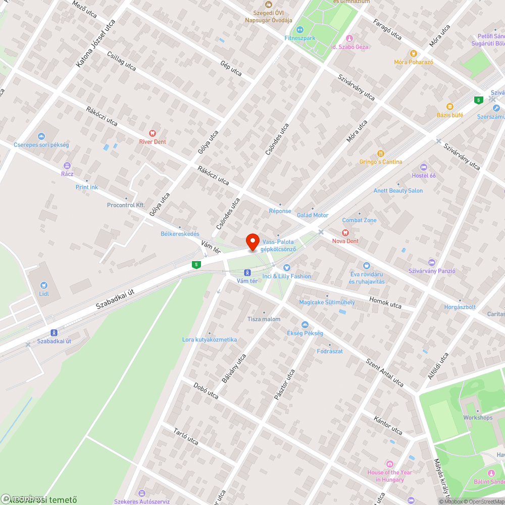 Alacsony, matricázott táblázás bejelentés helye