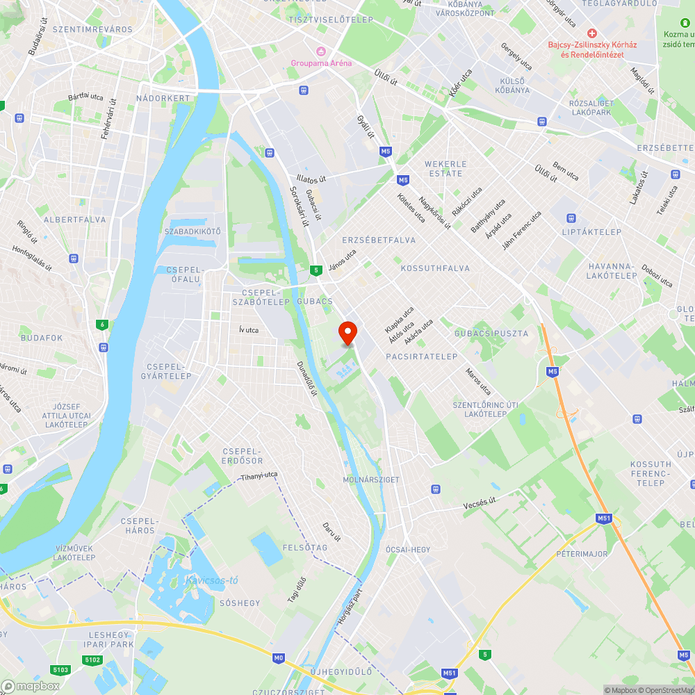 Elhagyott betontömb bejelentés helye