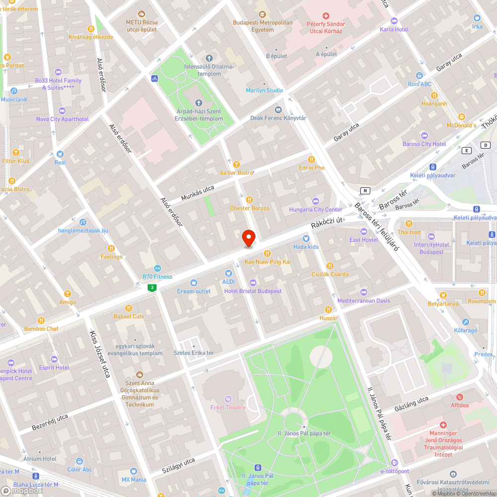 Haldokló fák bejelentés helye