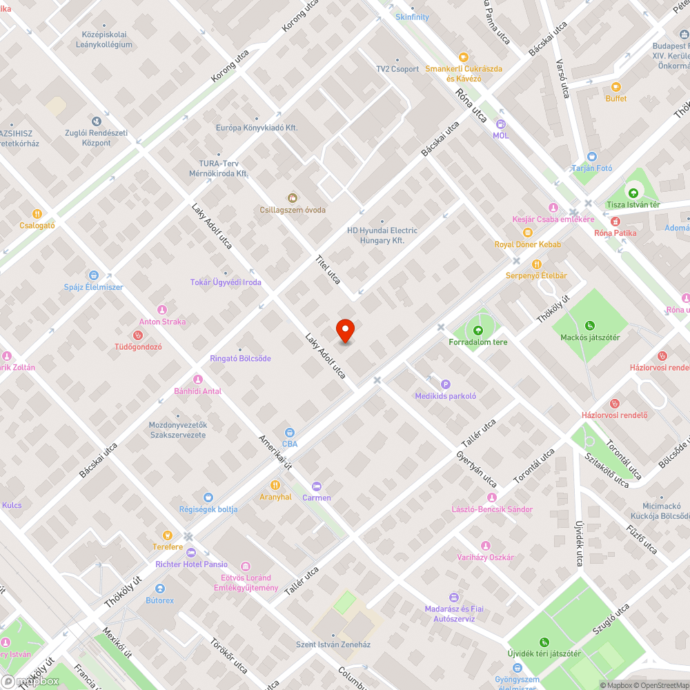 táblatartó bejelentés helye