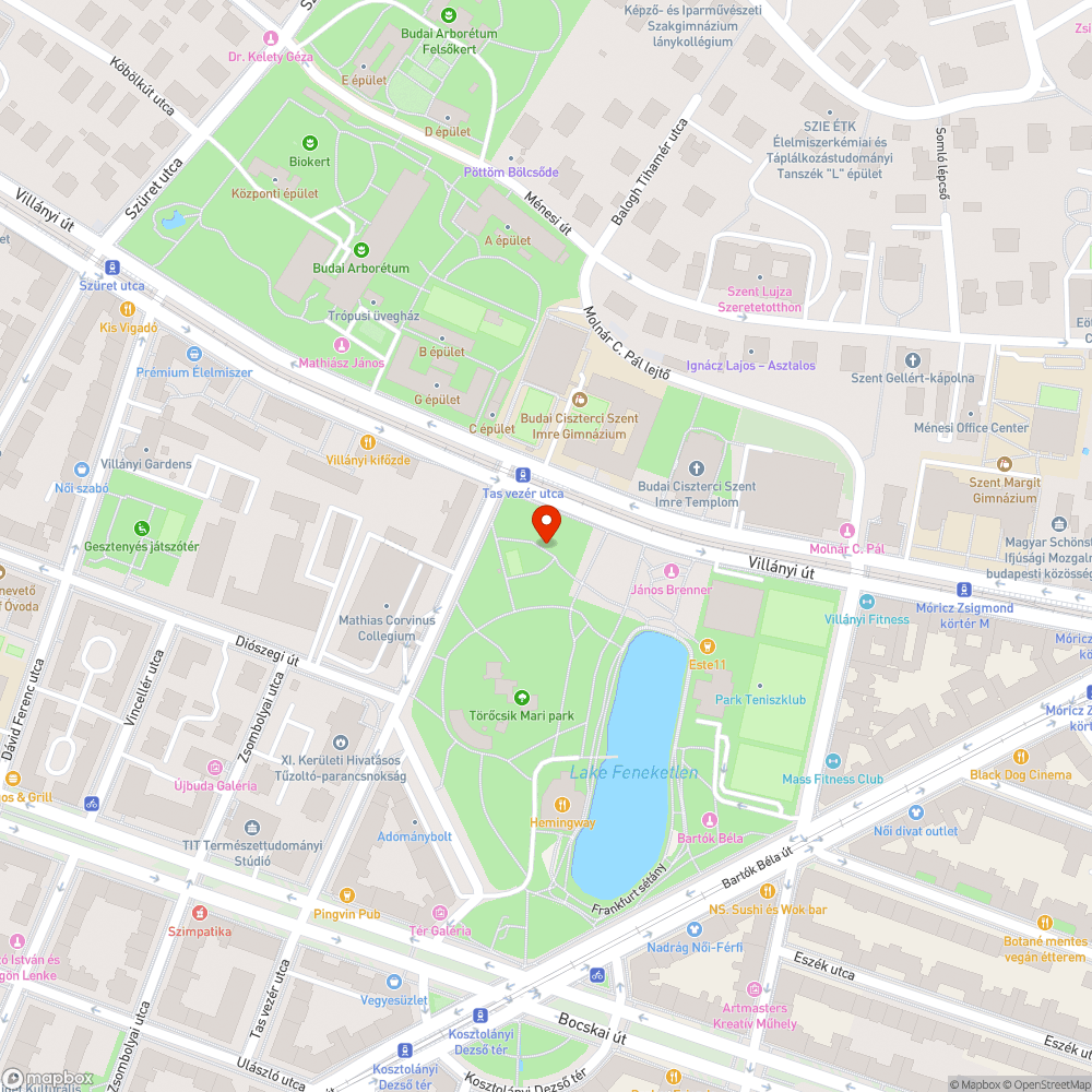 Tűző nap és szemét a Feneketlen tavi játszótéren bejelentés helye