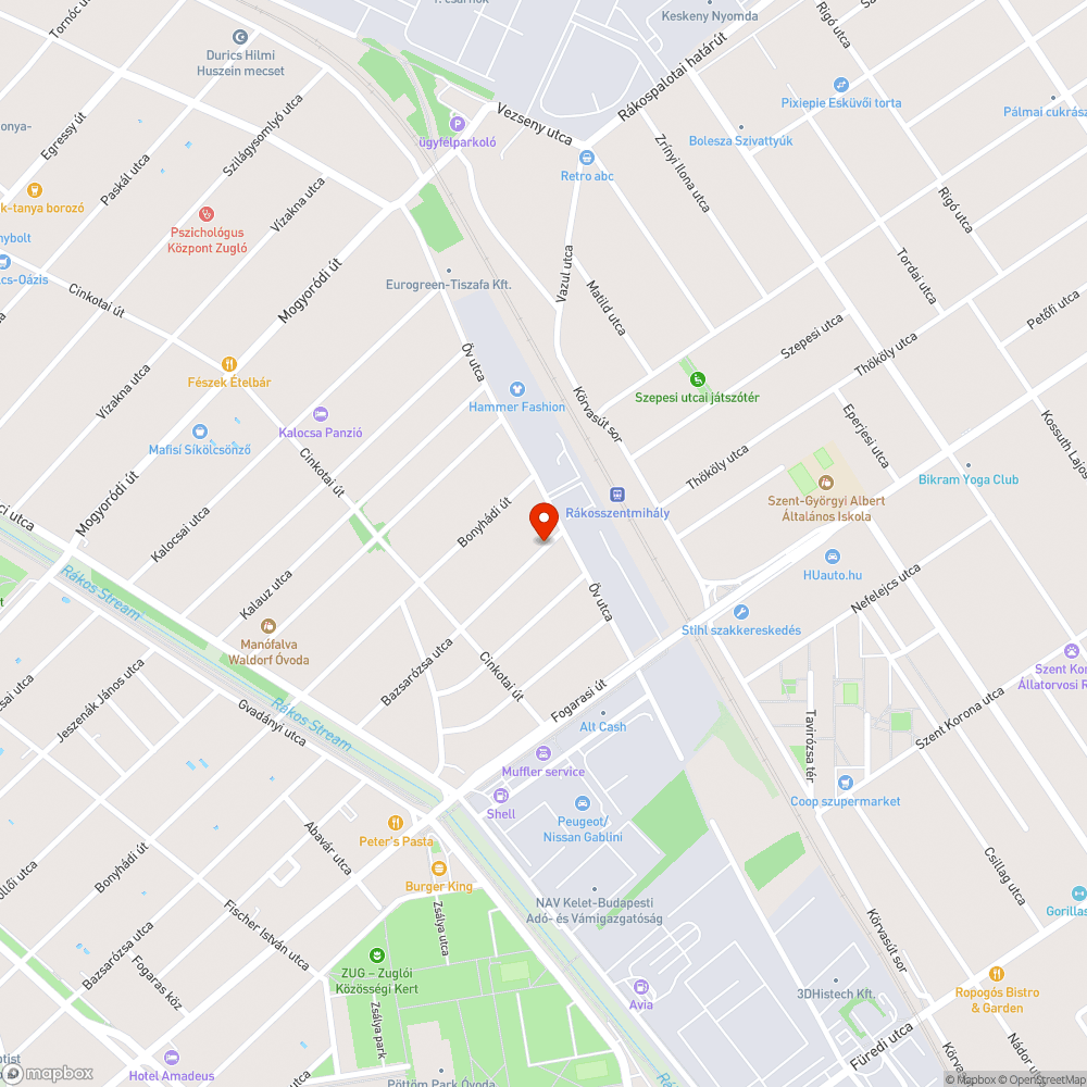 Járhatatlan járdaszakasz bejelentés helye