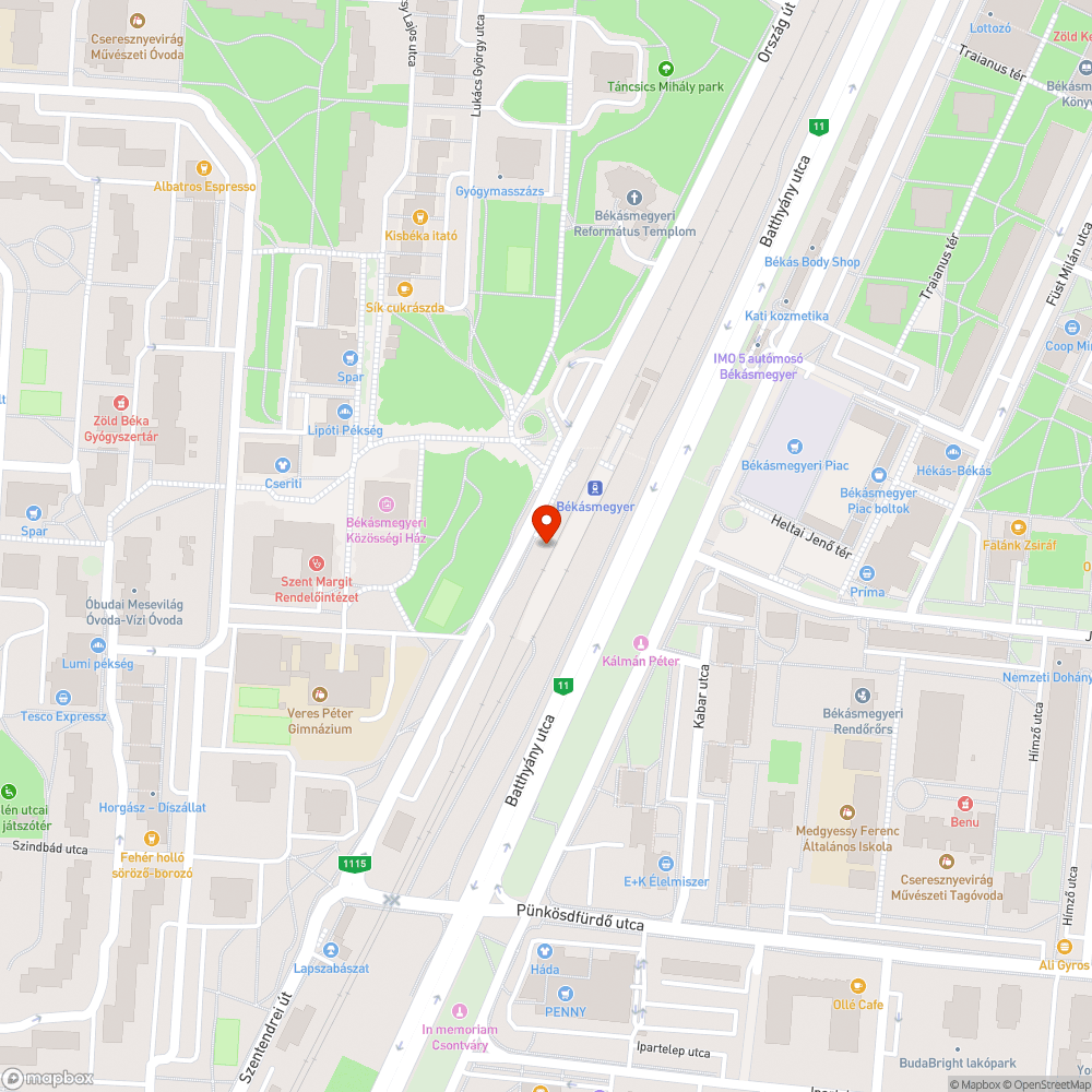 Szúnyogírtás bejelentés helye