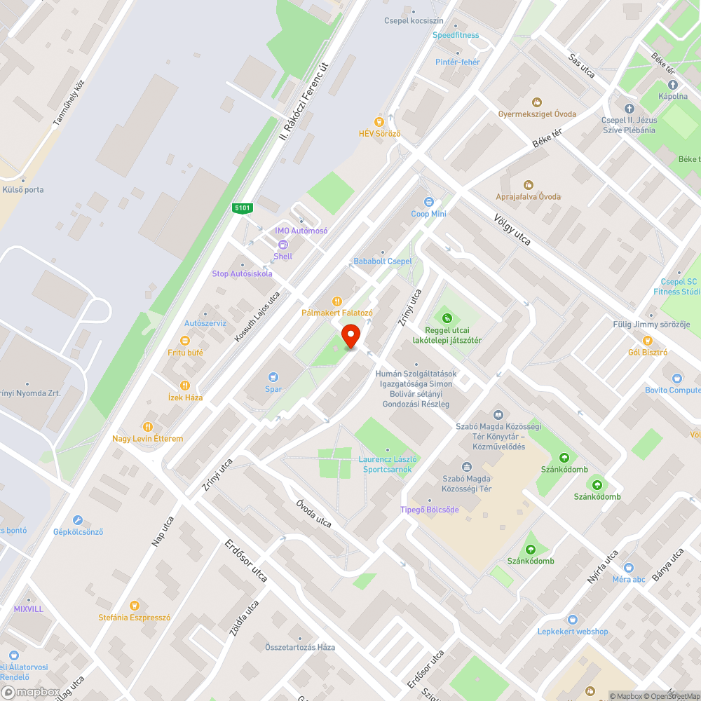 Bokor az ajtóban bejelentés helye