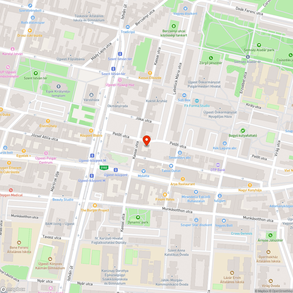 Gyakori csatornaszag a József Attila utcában bejelentés helye