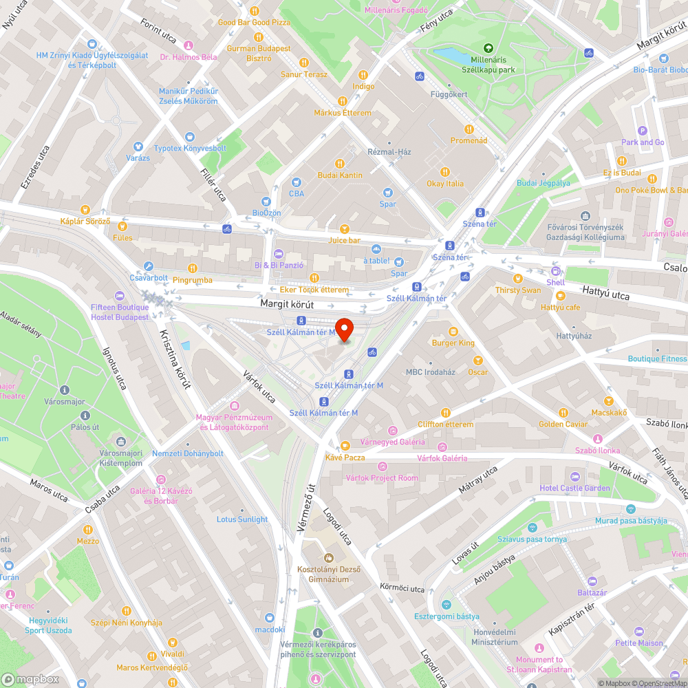 Undorító szarszag a Széll Kálmán téren bejelentés helye