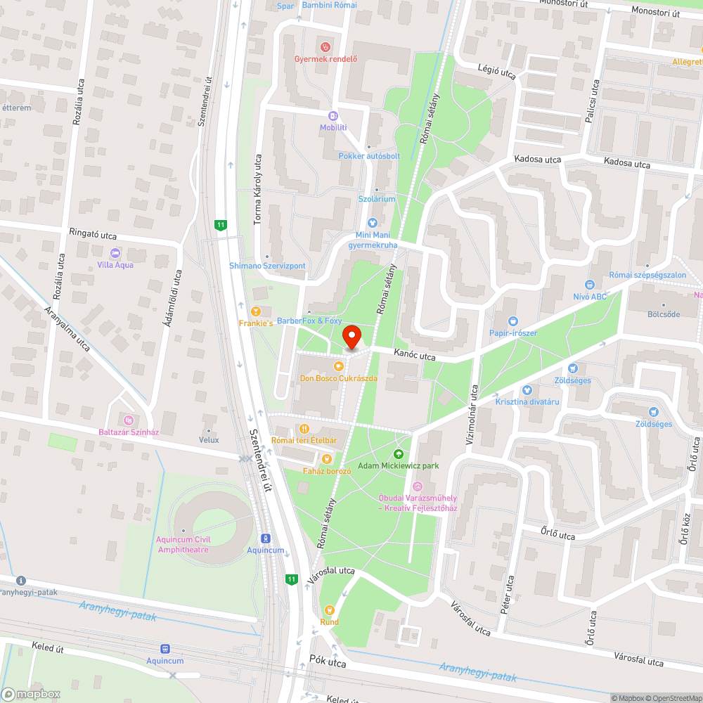 Szökőkút bejelentés helye