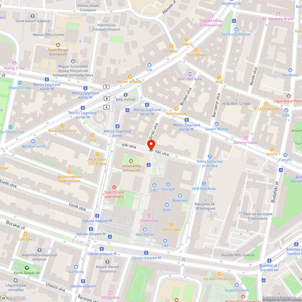 Járdára parkolás bejelentés helye