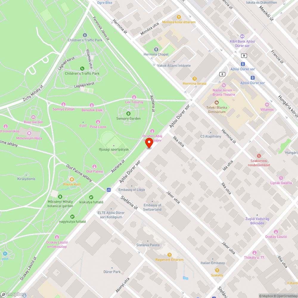 Haldokló fa bejelentés helye