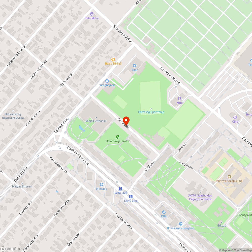 Roncs bejelentés helye