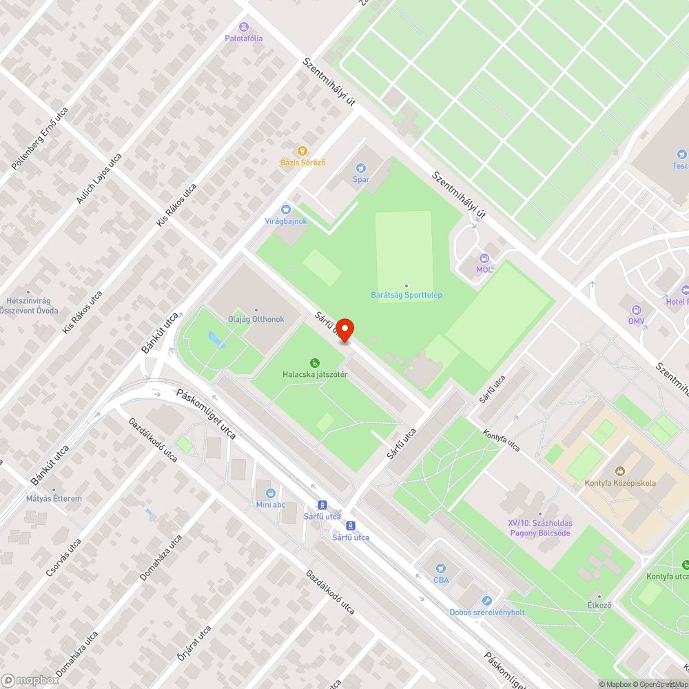 Tükör bejelentés helye