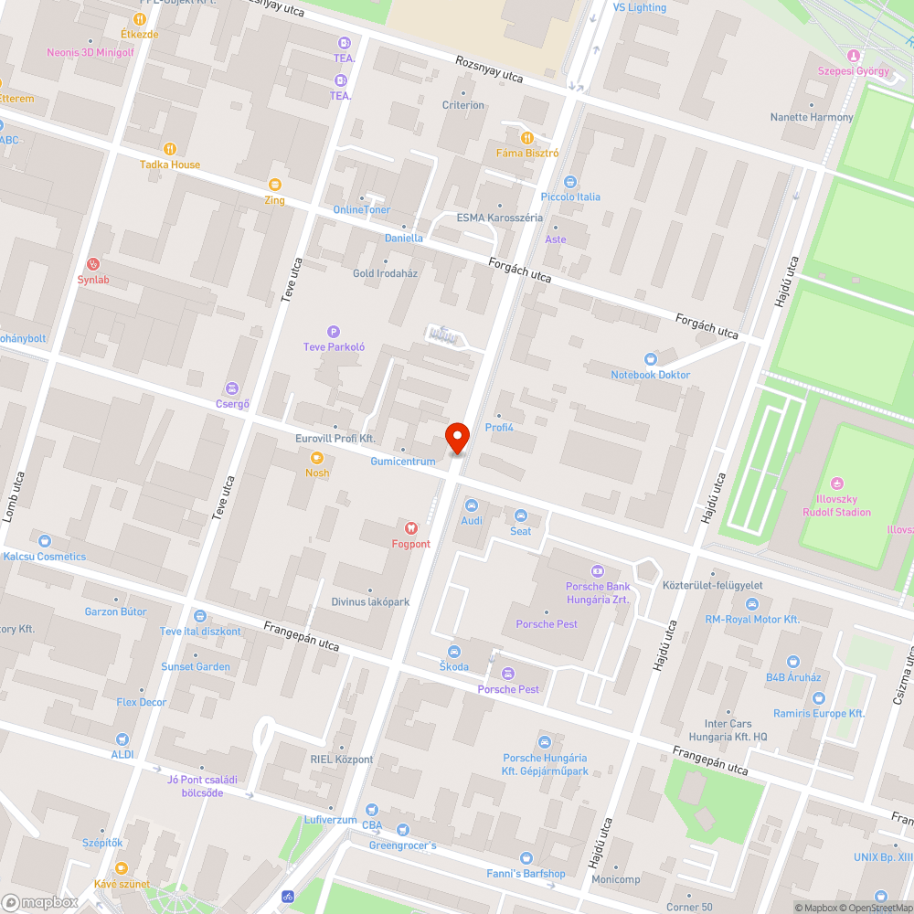 Kerékpárút forgalmi lámpa szinkronizáció bejelentés helye