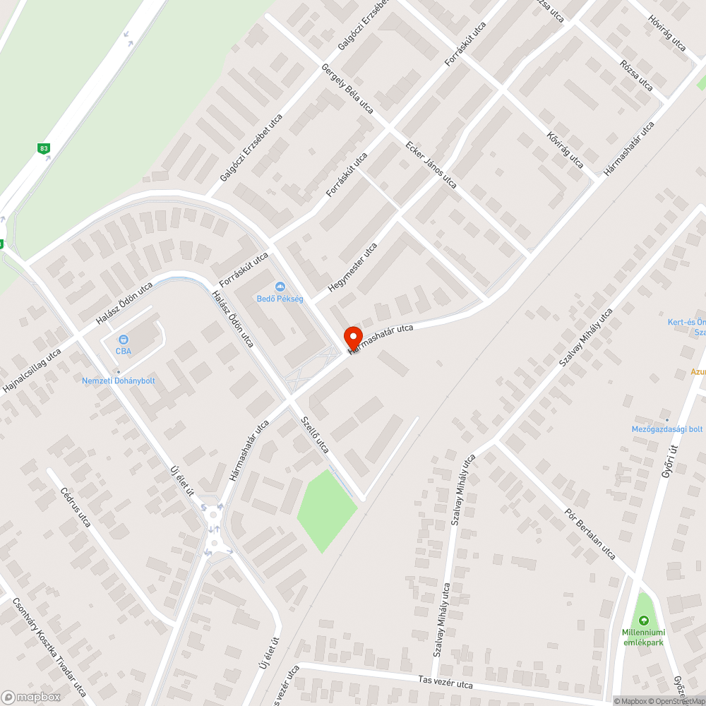 Zöld területen illegálisan parkoló gépjárművek bejelentés helye