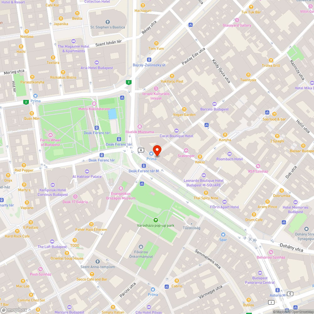 Illegális molinó a belvárosban bejelentés helye