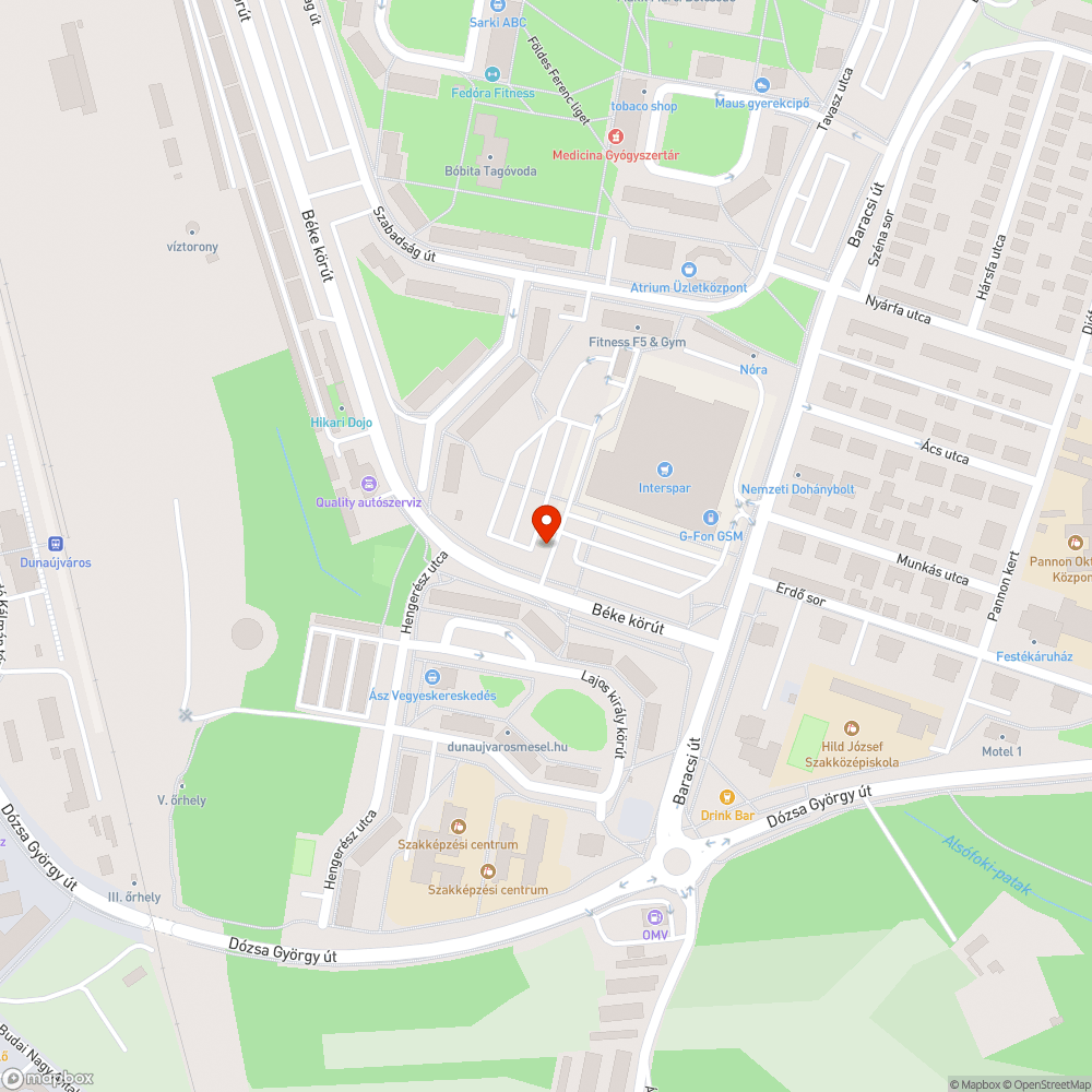 szétesett vízelvezető bejelentés helye