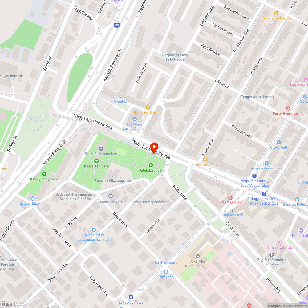 Hiányzó csúszka bejelentés helye