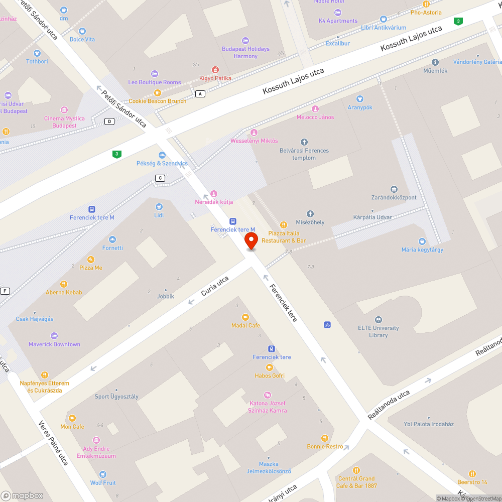 Nem működő süllyedő oszlop bejelentés helye