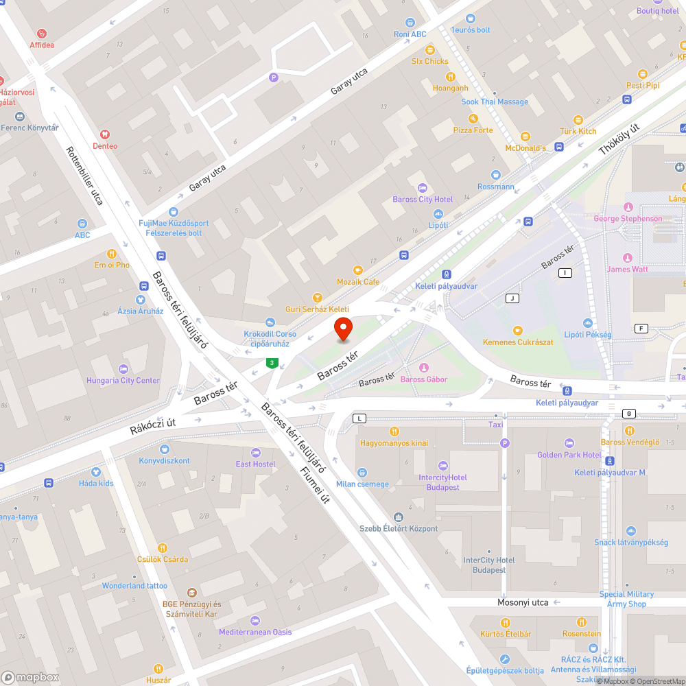 Koszos vonalcsík bejelentés helye