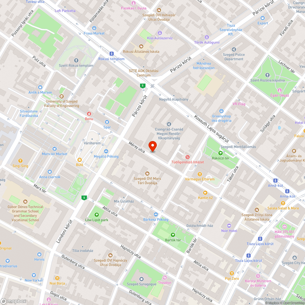 Tiltott helyen parkoló rendszám nélküli autó bejelentés helye