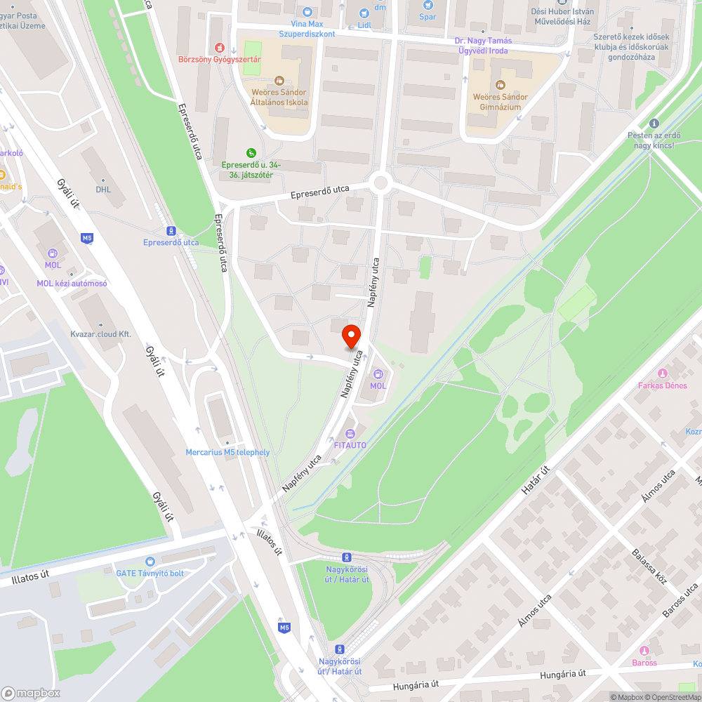 Hiányos KRESZ-tábla bejelentés helye