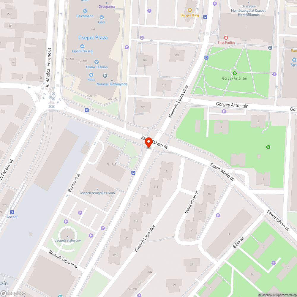 Hiányos besorolást jelző tábla bejelentés helye