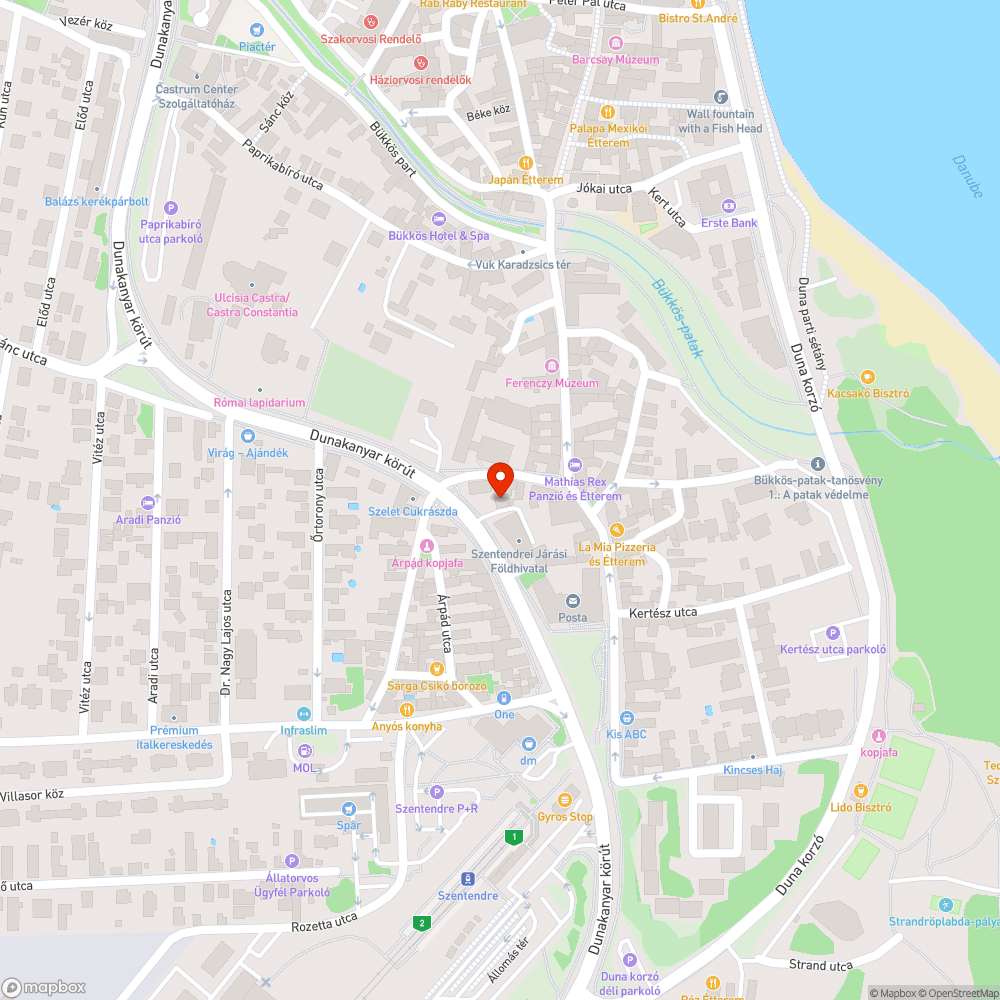 Ruhakonténer körüli szemét bejelentés helye