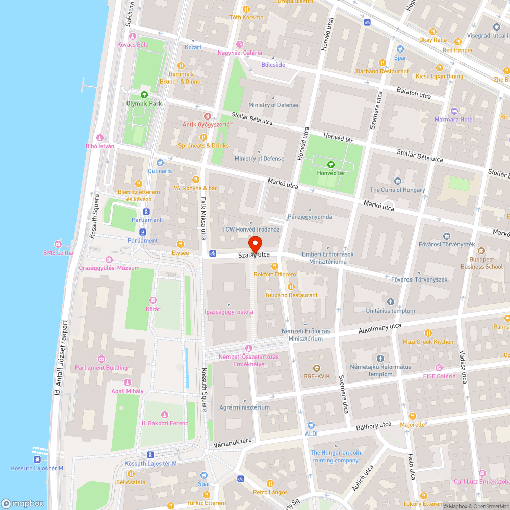 Elfoglalt járda bejelentés helye