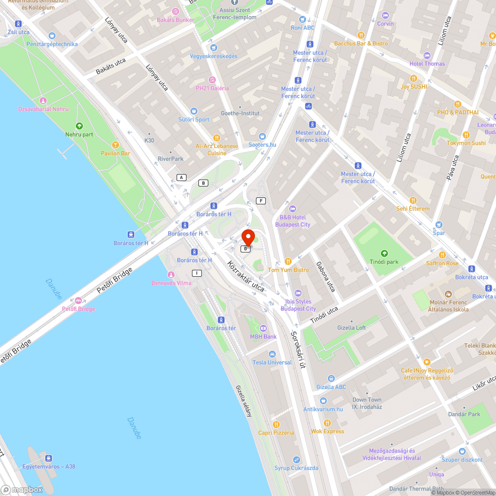 Felbontva hagyott járda bejelentés helye