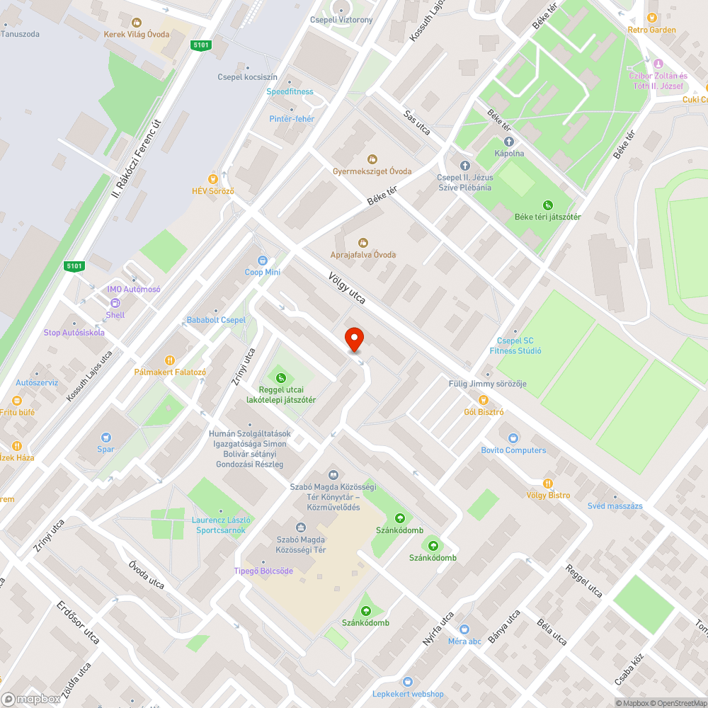 Zöldhulladék bejelentés helye