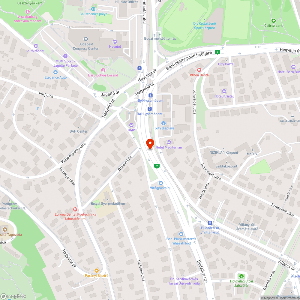 Graffitis felüljáró bejelentés helye