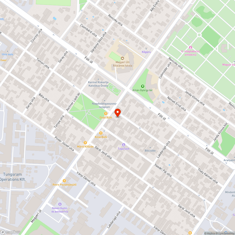 Gazos, kátyús járda bejelentés helye