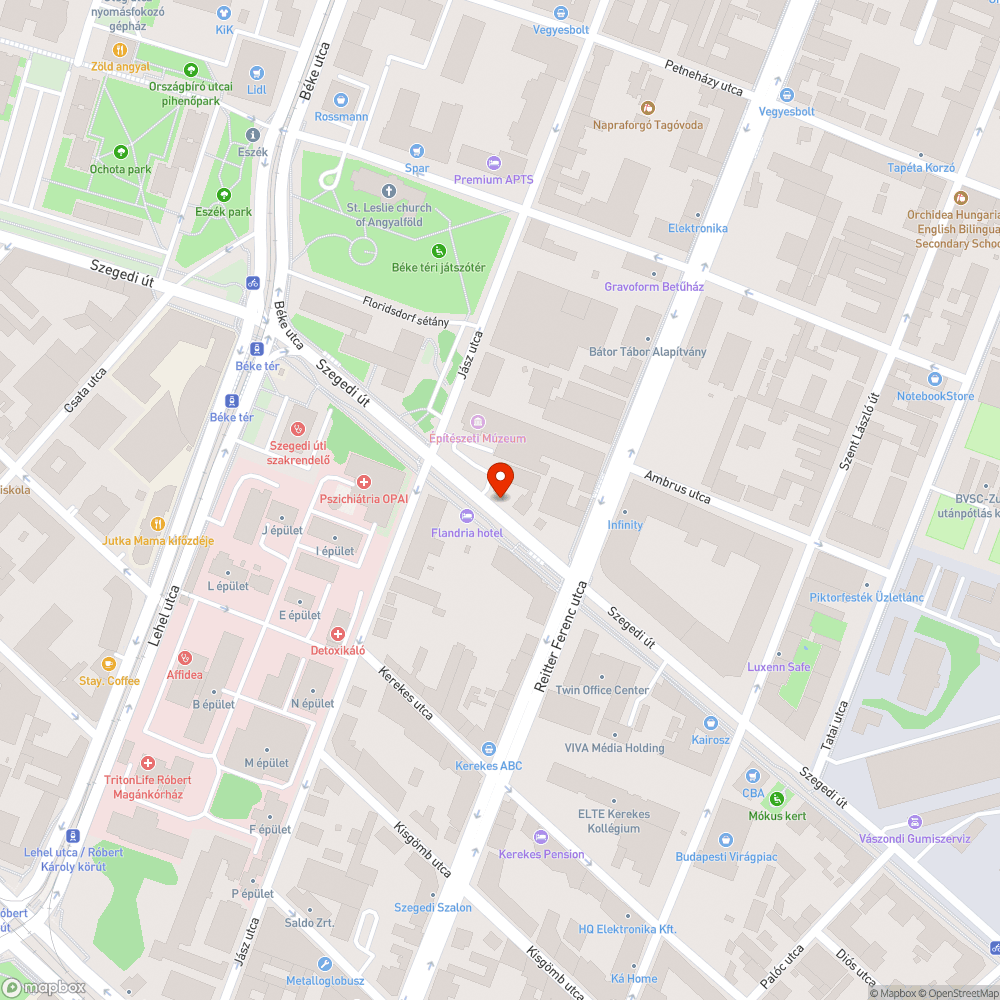 Kiszáradt fa bejelentés helye