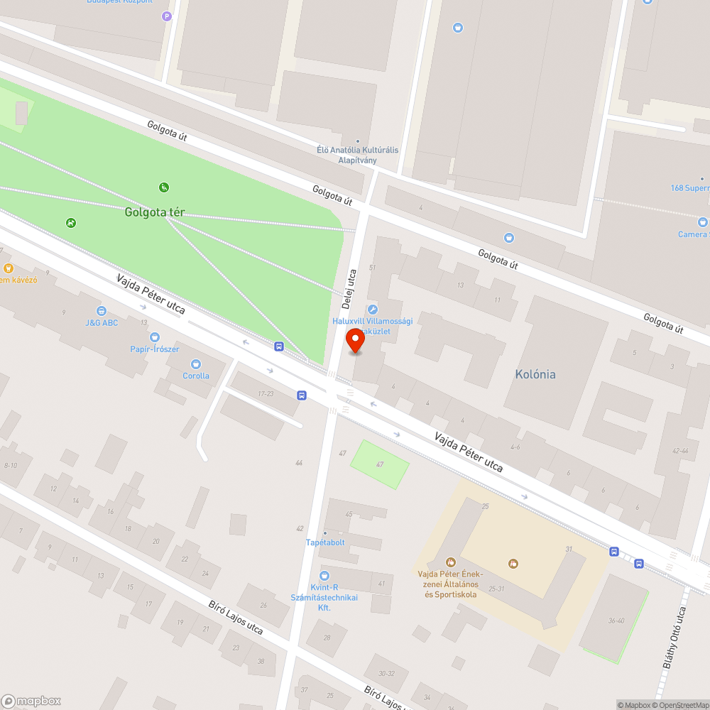 elhagyott autó bejelentés helye