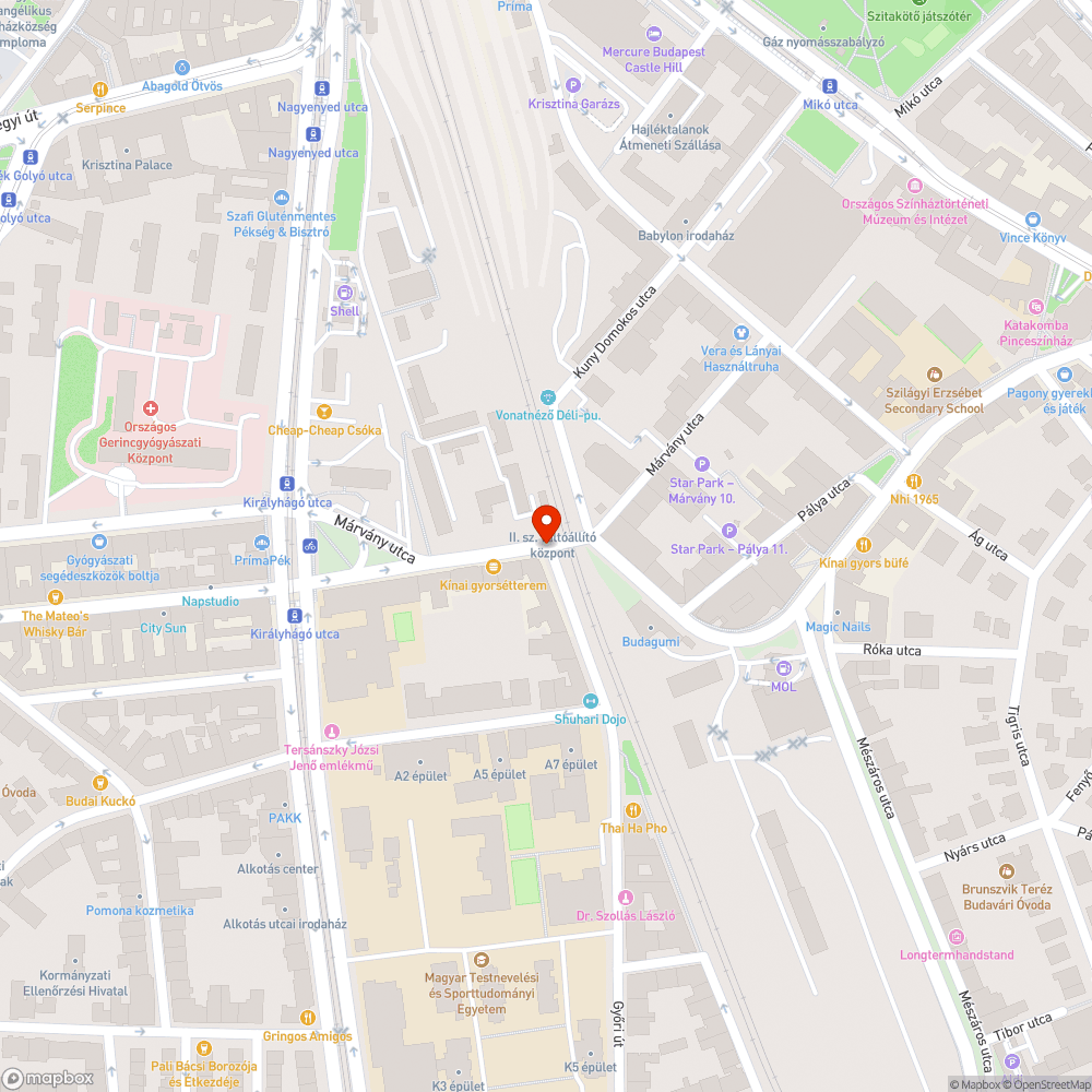 Lukas fedlap a Márvány utca / Győri út sarkán bejelentés helye