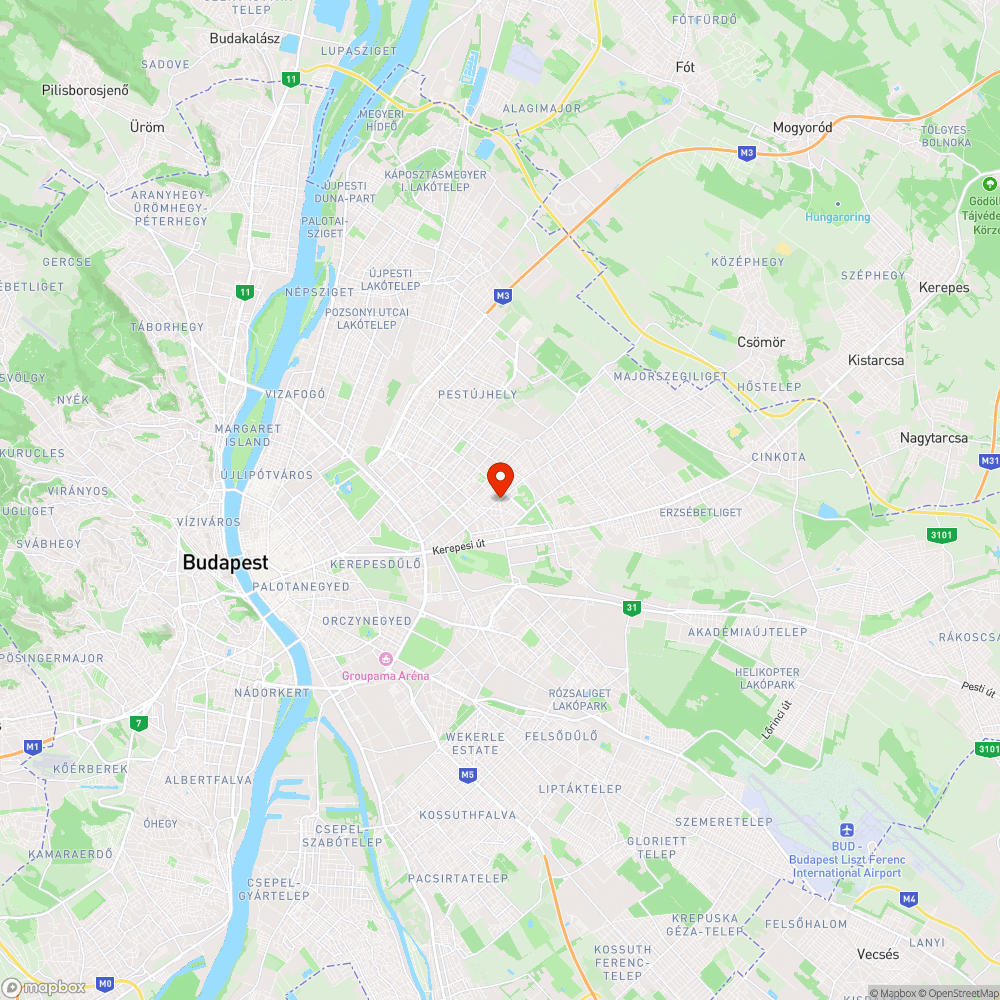 Dús növényzet bejelentés helye