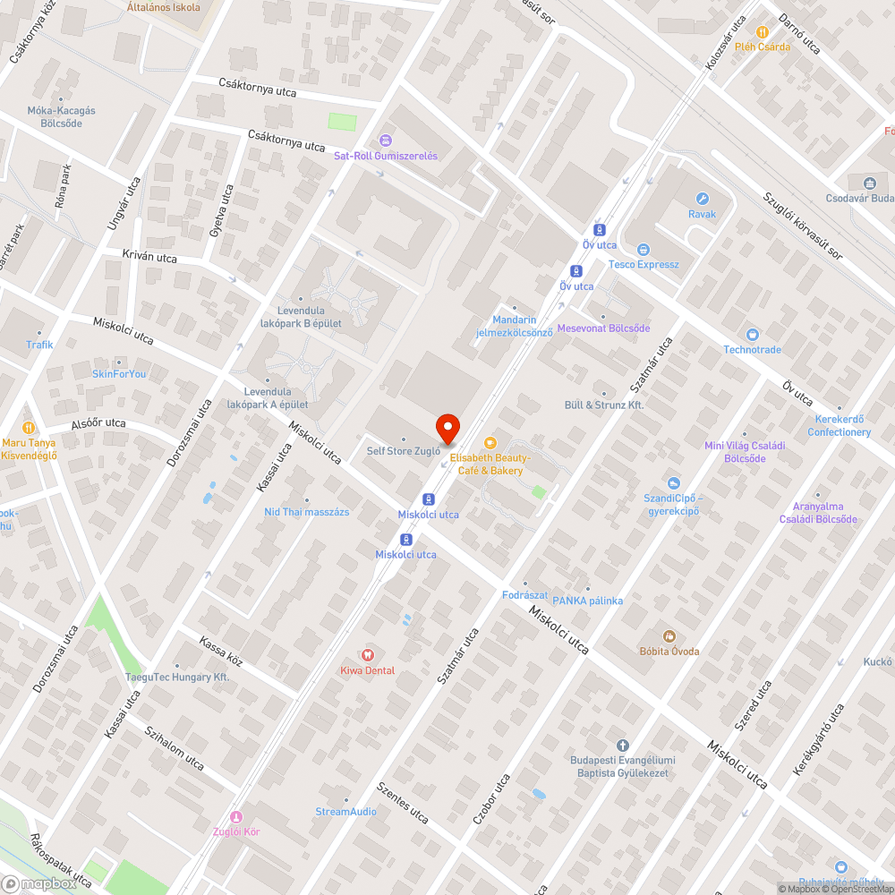 Gyöngyszemek az Erzsébet királyné útján bejelentés helye