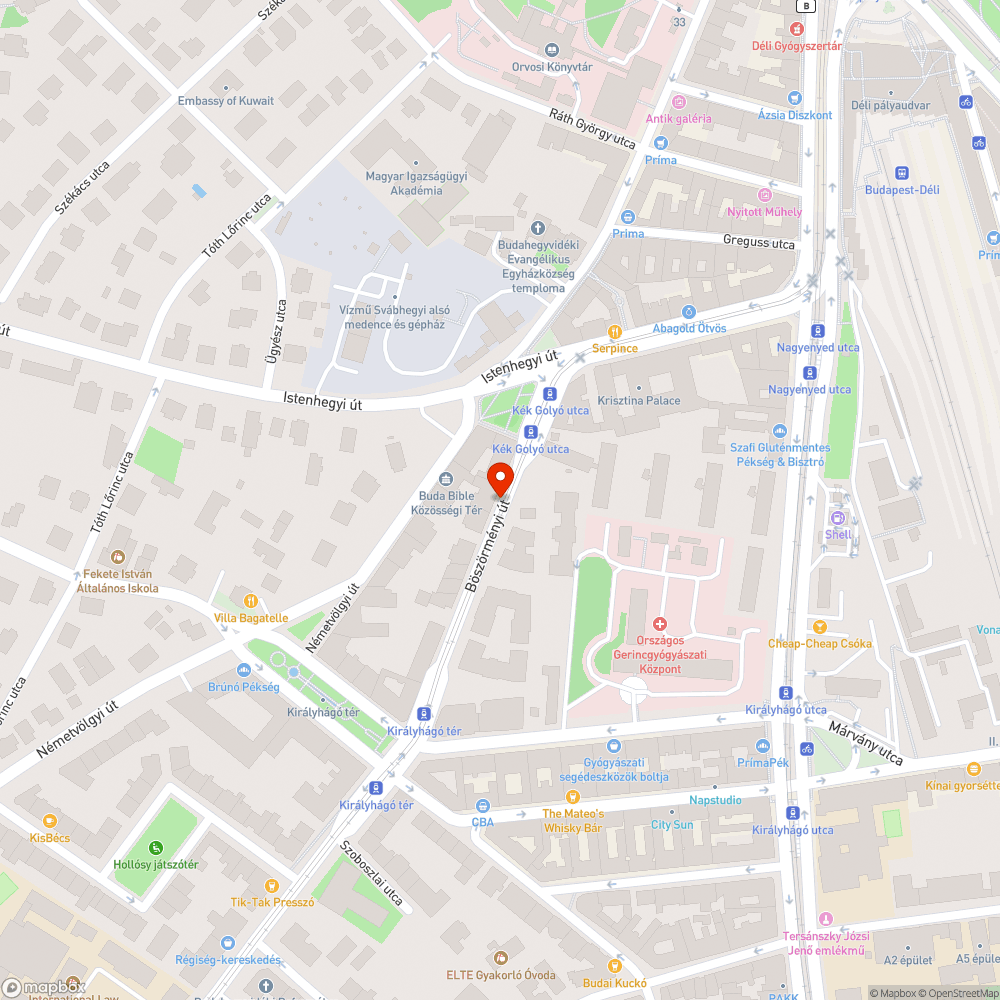 Döglött galamb bejelentés helye