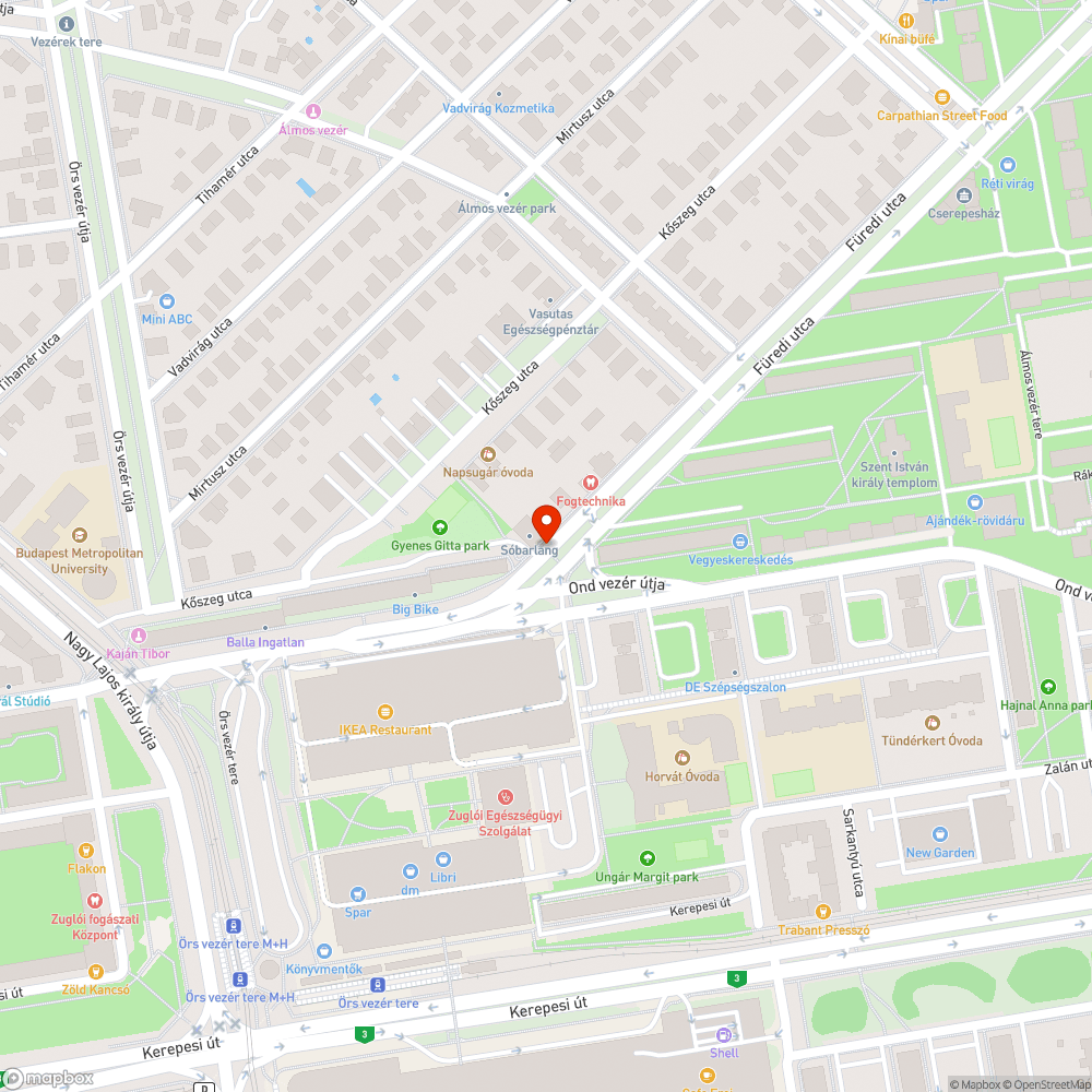 Kifakult kerékpároslámpa bejelentés helye