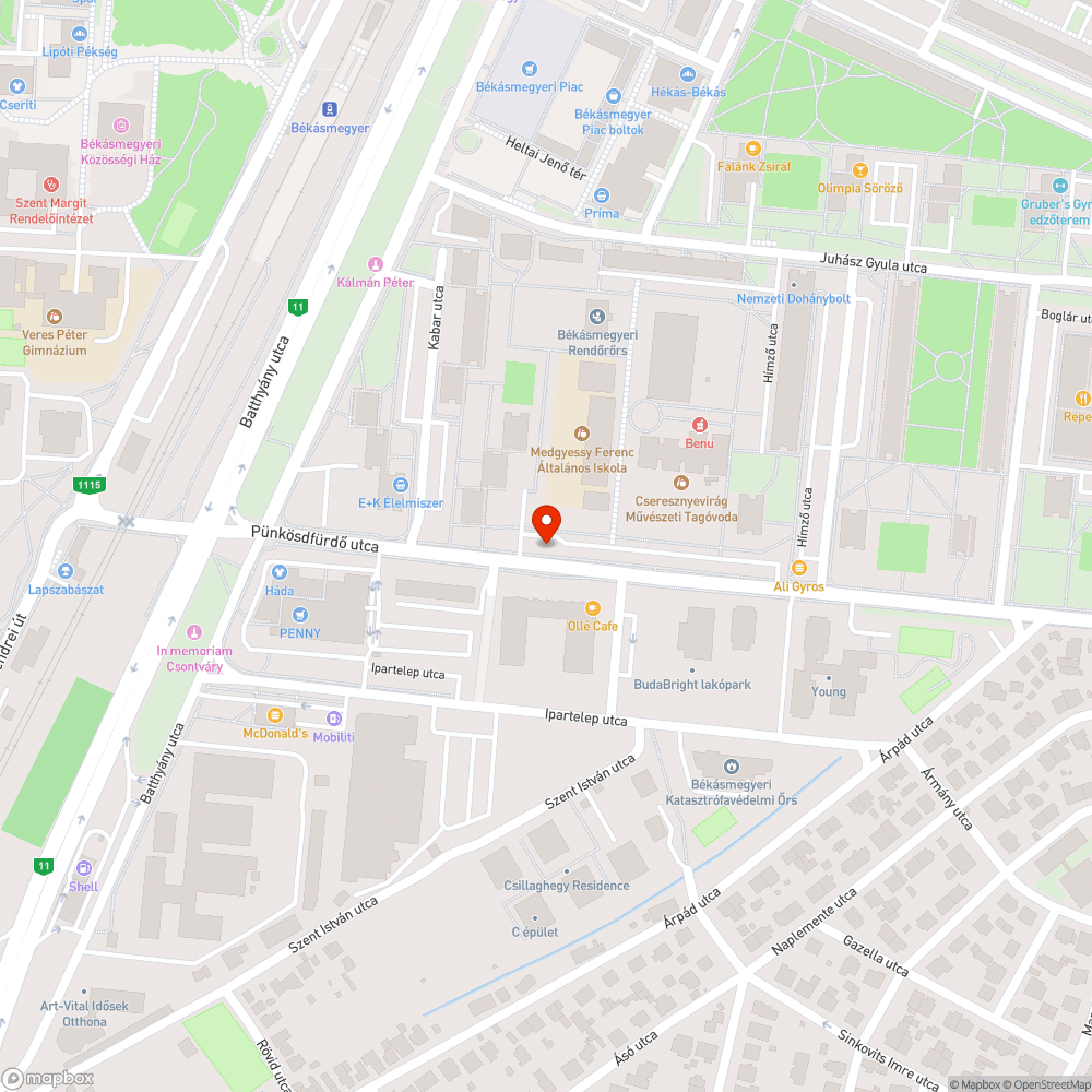 Halott fa bejelentés helye