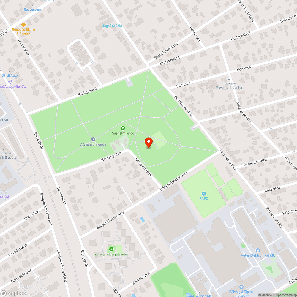 Megrongált játszótér bejelentés helye