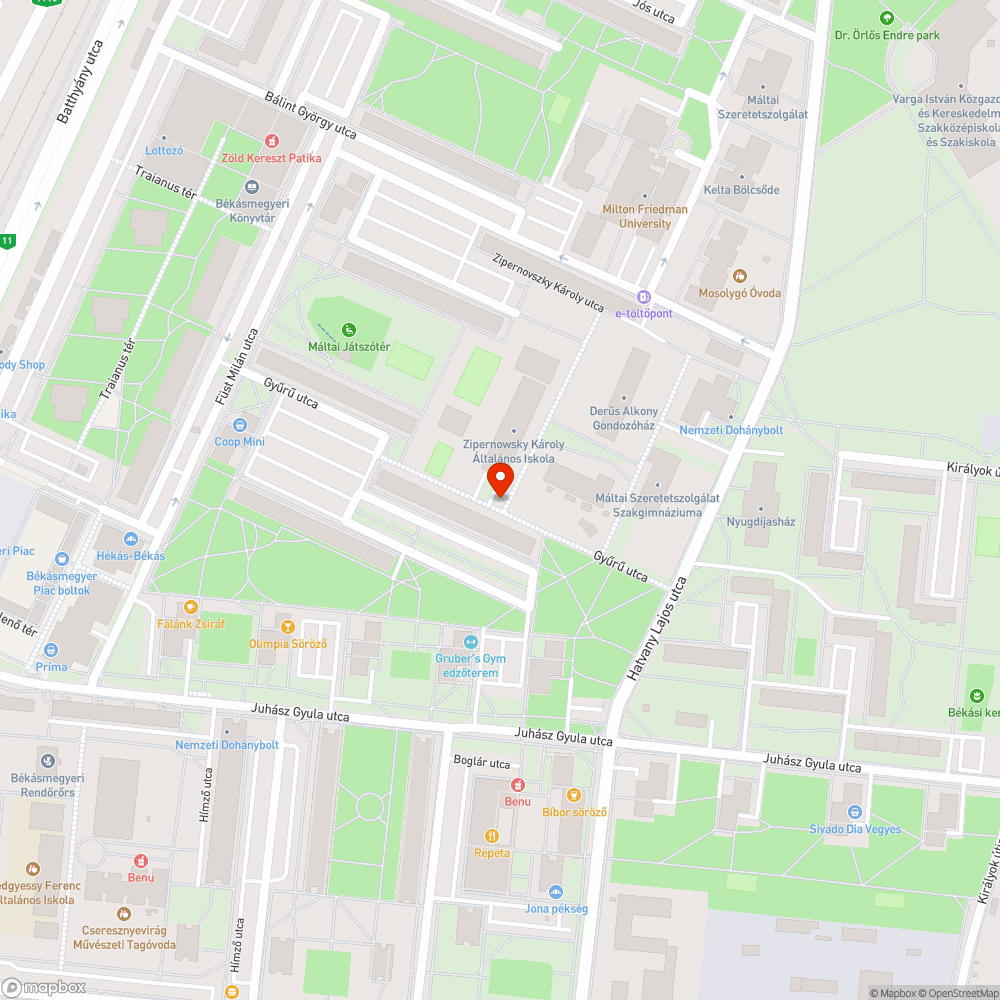 Kikerülhető poller bejelentés helye