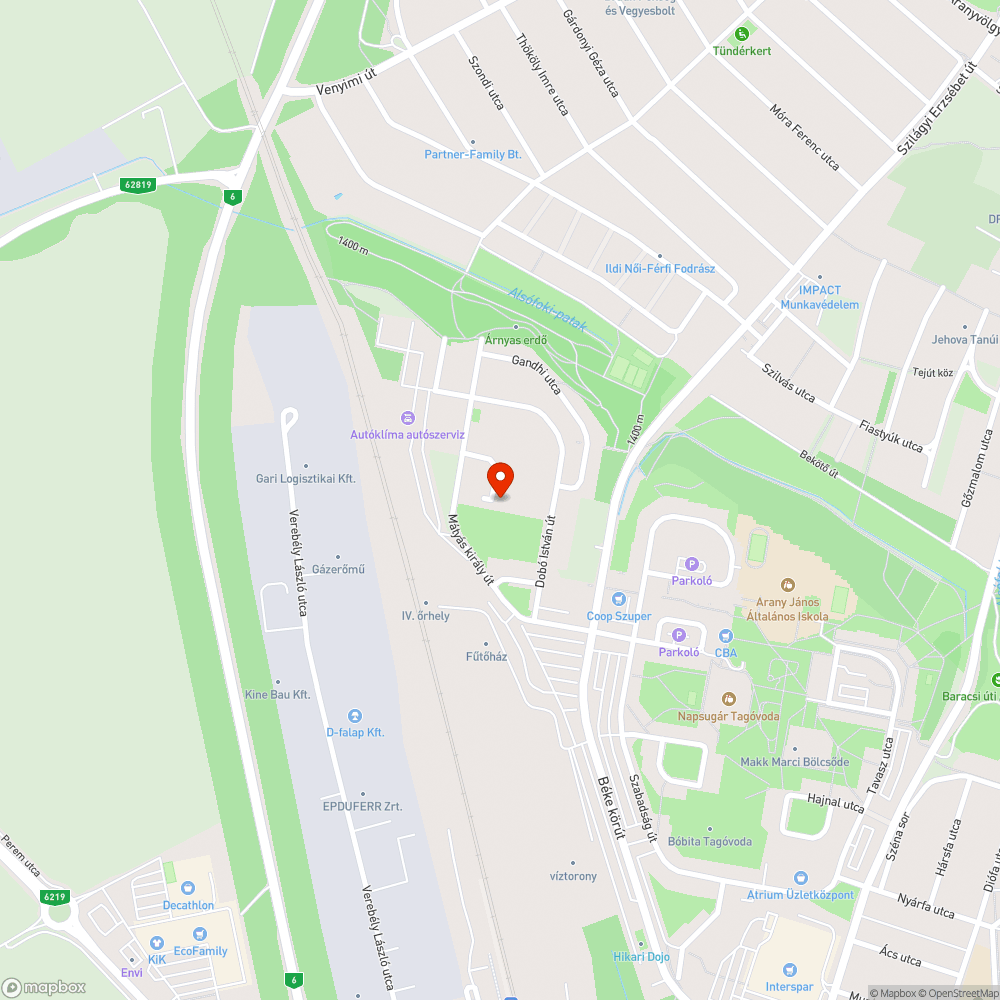 elhanyagolt, takarítatlan folyóka bejelentés helye