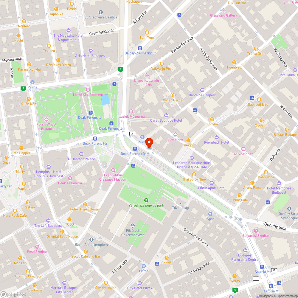 Hiányos útburkolati prizmák bejelentés helye