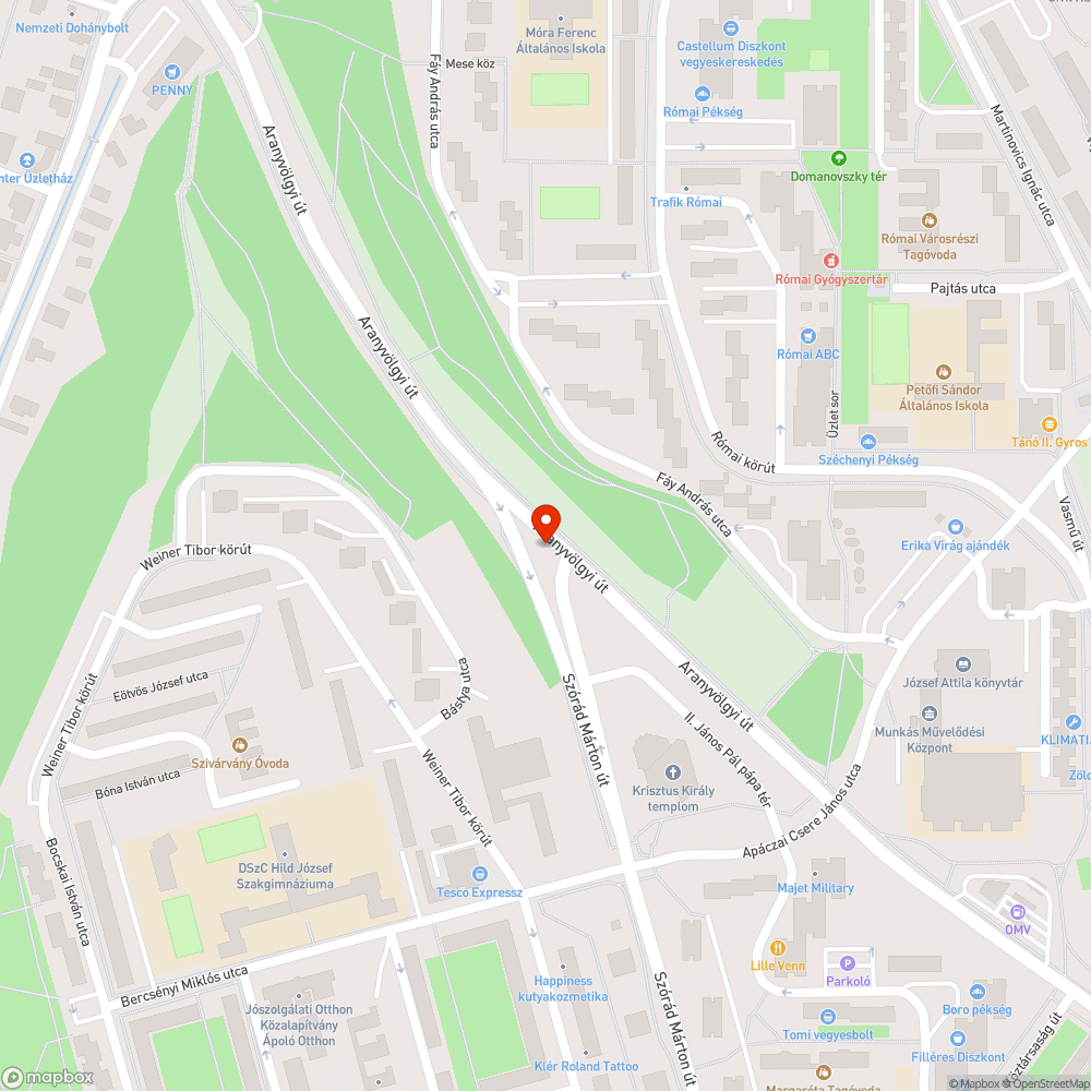 hibás lámpa bejelentés helye